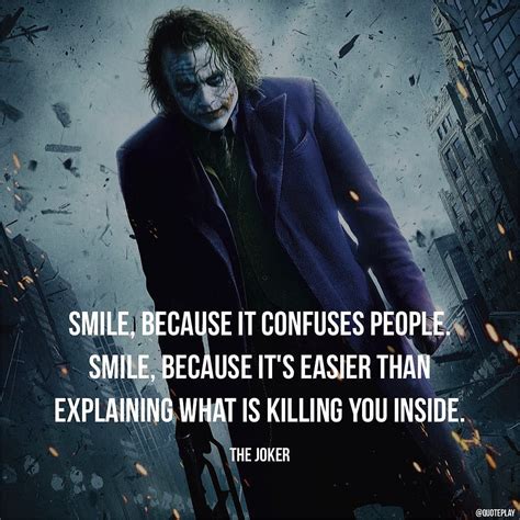 joker best quotes smile